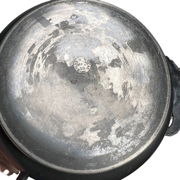 Antique Silver Metal MFG Co Silver Plate Dome Butter Warmer - Picture 7 of 11